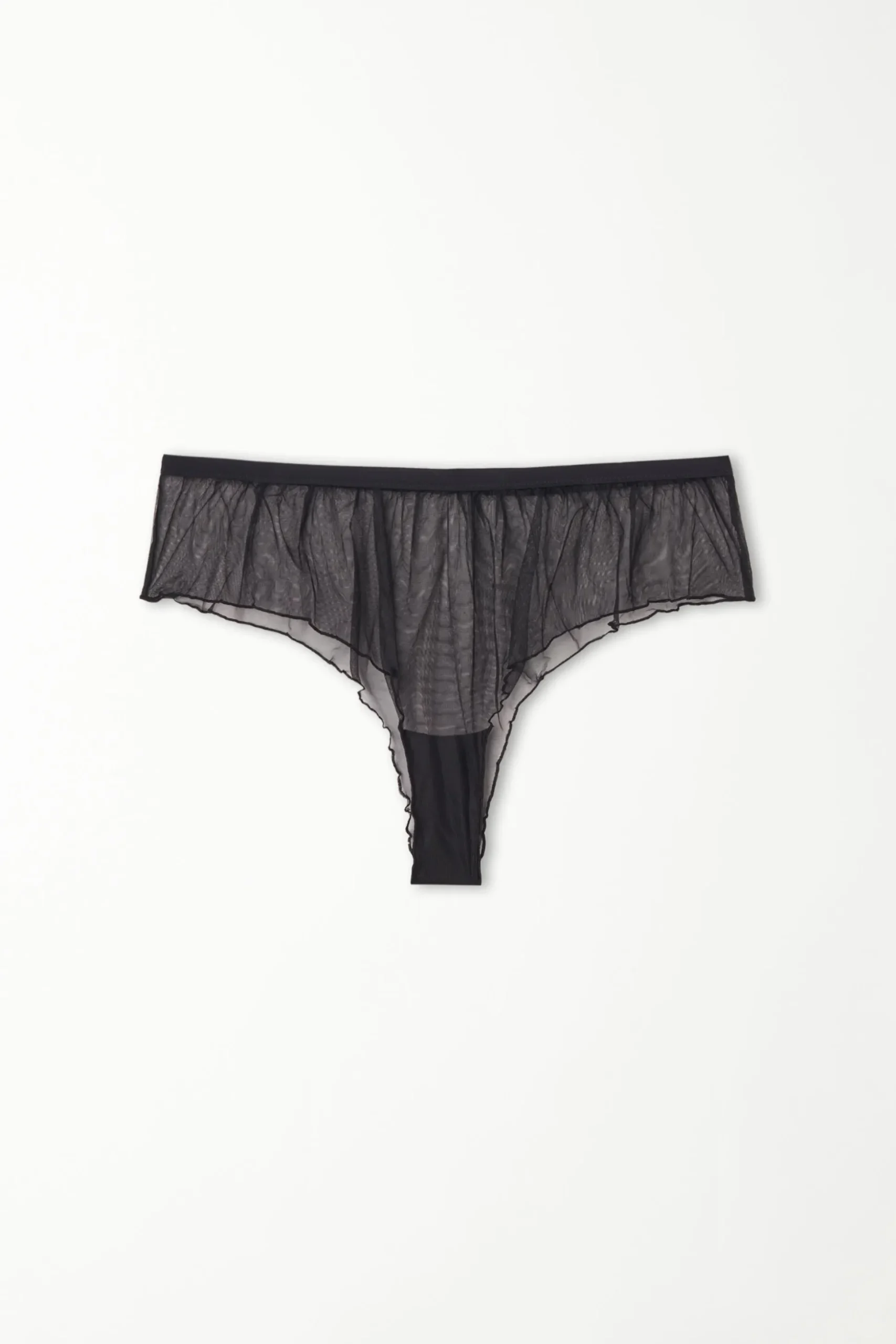 Lettuce Leaf Tulle Hipsters - French Cut - Women | Tezenis