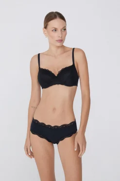 Prague Full Cover Recycled Lace Balconette Bra - Balconette - Women | Tezenis