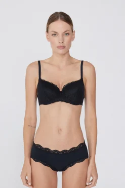 Prague Full Cover Recycled Lace Balconette Bra - Balconette - Women | Tezenis